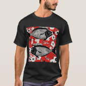 黒い魚 Tシャツ (正面)