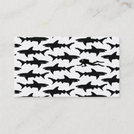 黒い鮫のエレガントなスキューバダイビング/ボートのチャーター 名刺