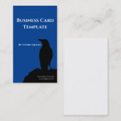 黒い鳥のロゴRaven名刺 名刺 (正面/裏面)