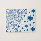 黒い鳥ジグソーパズル皆 ジグソーパズル (横)