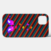 黒い鳥 Case-Mate iPhoneケース (裏面 (横))