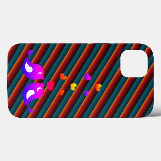黒い鳥 Case-Mate iPhoneケース (裏面 (横))