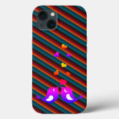 黒い鳥 Case-Mate iPhoneケース (裏面)