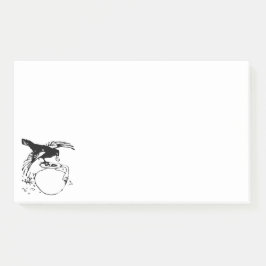 黒い鳥Raven Sticky Post-Itノート ポストイット