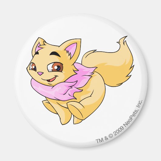 黒い黄色 マグネット (正面)