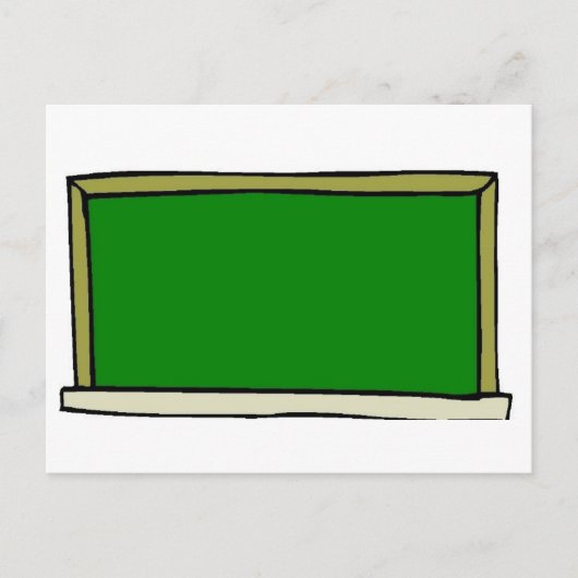 黒い黒い黒い黒い黒板 ポストカード (正面)