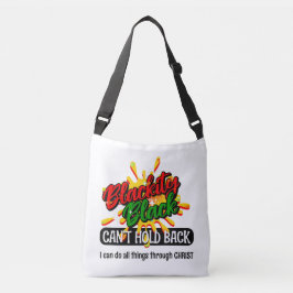 黒い黒はクリスチャンを支持できない クロスボディバッグ