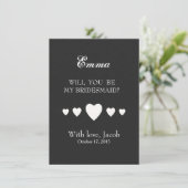 黒い黒板を下げたら俺の花嫁になる 招待状 (スタンド正面)