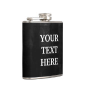 黒い黒板を個人化して下さい フラスク (右)