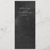 黒い黒板シルバーカファンシールシブ書 メニュー (裏面)