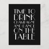 黒い20年代及び白い情報カード エンクロージャーカード (正面)