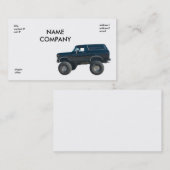 黒い4x4 名刺 (正面/裏面)