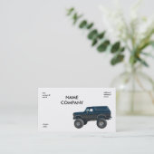 黒い4x4 名刺 (スタンド正面)