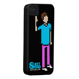 黒い8ビットT&Cのiphone 4ケース Case-Mate iPhone 4 ケース