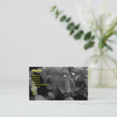 "黒い"および白のもつれさせた腕輪 名刺 (スタンド正面)