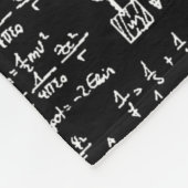 黒い//の物理学の同等化 フリースブランケット (角)