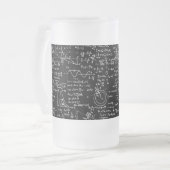 黒い//の物理学の同等化 フロストグラスビールジョッキ (正面左)