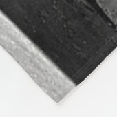 黒い、赤と白の通りの芸術の落書き毛布 フリースブランケット (角)