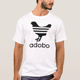黒いadobo tシャツ