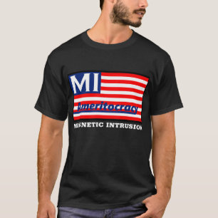 黒いAmeritocracyのロゴのTシャツ Tシャツ