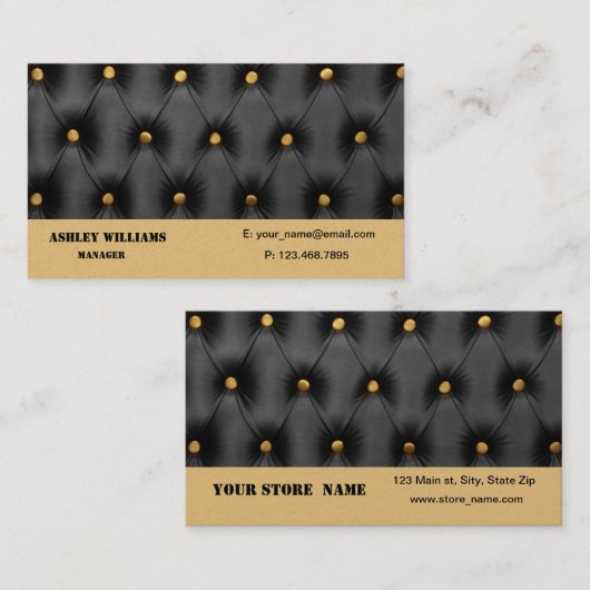 黒いcapitoneの名刺 名刺