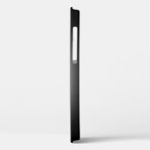 黒いCase-Mate iPhoneケースに白いスポットライト Case-Mate iPhoneケース (裏面 / 左)
