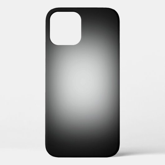黒いCase-Mate iPhoneケースに白いスポットライト Case-Mate iPhoneケース (裏面)