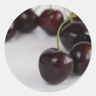 黒いcherry_3 ラウンドシール