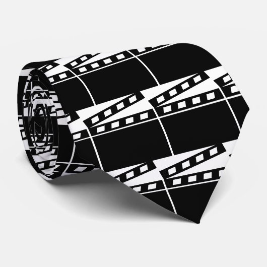 黒いClapperboard ネクタイ (ロール)
