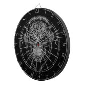 黒いDJはスカルを砂糖で甘くします ダーツボード (正面右)