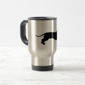 黒いDoxie トラベルマグ (正面左)