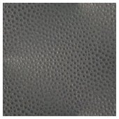 黒いEmuの皮のような革 ファブリック (見本)
