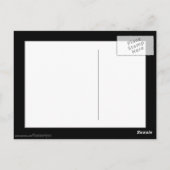 黒いEXPLODEフォトフレーム ポストカード (裏面)