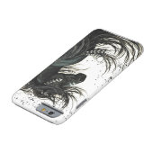 黒いFriesianの馬のiPhone6ケース Case-Mate iPhoneケース (底)