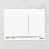 黒いG4Cのロゴの郵便はがき ポストカード (裏面)