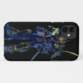 黒いGundamのiPhoneの箱 Case-Mate iPhoneケース (裏面(横))