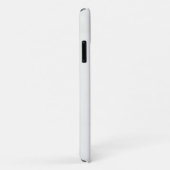 黒いiphcnmの上に白いイチゴ Case-Mate iPhoneケース (裏面/右)