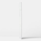 黒いiphcnmの上に白いイチゴ Case-Mate iPhoneケース (裏面 / 右)