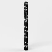 黒いiPhoneケースのクリスマスライト Case-Mate iPhoneケース (裏面/右)