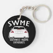 黒いKeychain キーホルダー (裏面)