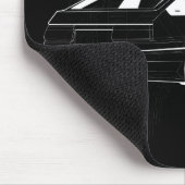 黒いKIS Levin AE86 マウスパッド (コーナー)