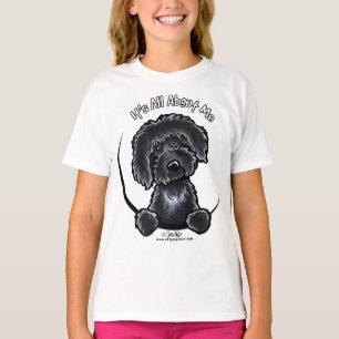 黒いLabradodle IAAM Tシャツ