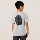 黒いLabradoodle Tシャツ (裏面フル)
