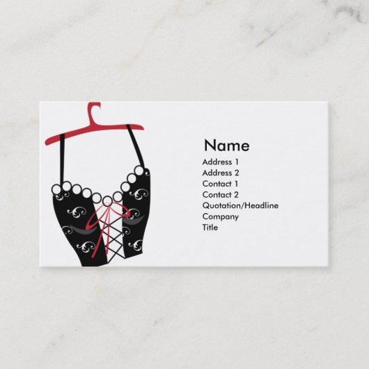 黒いLonglinebra -ビジネス 名刺 (正面)