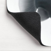 黒いLyretailのモーリーのマウスパッド マウスパッド (コーナー)