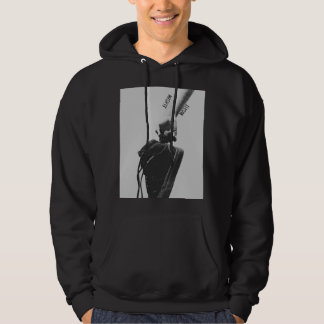 黒いM! SF! TのロゴHoddie パーカ