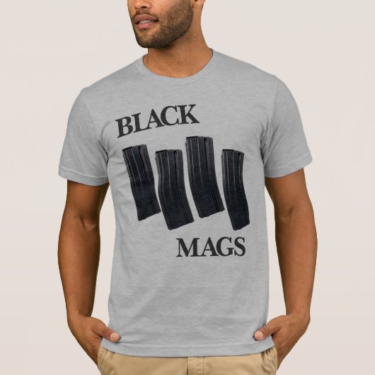 黒いMAGS Tシャツ (正面)