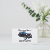 黒いMg Tcのクラシックカー 名刺 (スタンド正面)