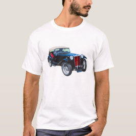 黒いMg Tcのクラシックカー Tシャツ