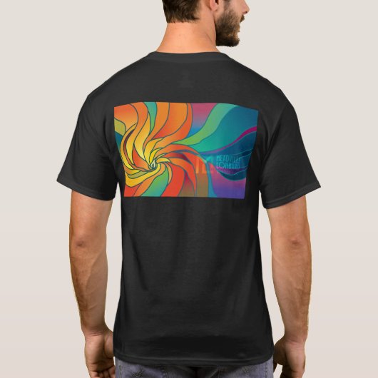 黒いMLTSの聖餐杯の人のTシャツ Tシャツ (裏面)